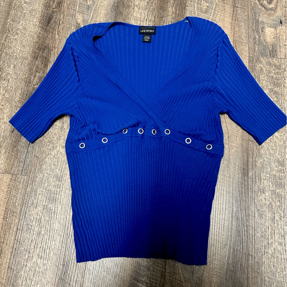 Lane Bryant 22/24 cobalt blue sweater